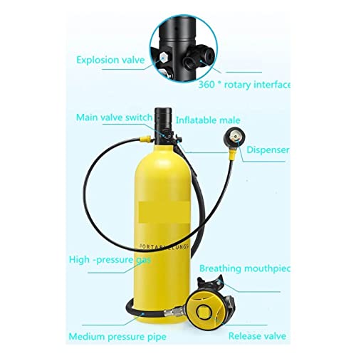 Duikuitrusting DIDEEP X4000Pro 1L Duiktank Zuurstofcilinder Onderwaterduikset Duikuitrusting Lucht met opbergtas - Image 3