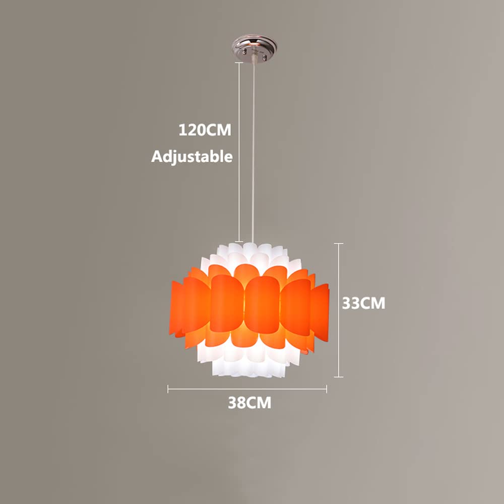 Lampy wiszące sufitowe z pojedynczą głowicą i sztuką akrylowe cień lampy wiszące nordycki żyrandol amerykański dom wiejski nowoczesne lampy wiszące E27 regulowana lampa wisząca do sypialni stół