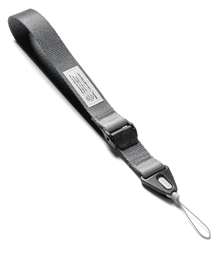 Image of Ringke Cam Buckle Phone Hand Wrist Strap [Anti Theft & Drop] Length Adjustable Lanyard for iPhone, Galaxy, Pixel Phone Case, Camera, etc. - Graphite