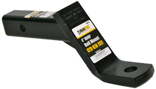 MaxxHaul 70012 Black 4" Drop Class III Ball Mount