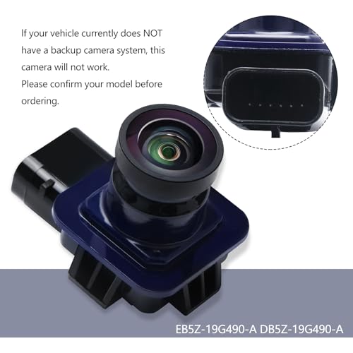 Image of Park Assist Camera Backup Camera Compatible with Ford Explorer 2011 2012 2013 2014 2015, Rear View Backup Camera Replace# EB5Z-19G490-A DB5Z-19G49