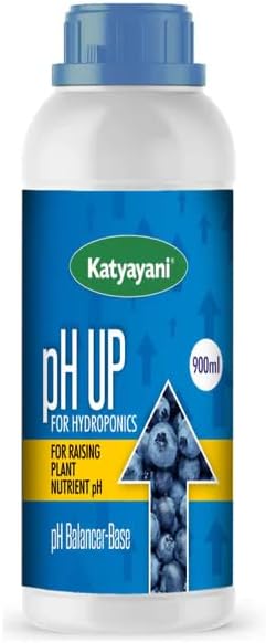 Katyayanii pH UP | Easy Solution to Raise pH in Hydroponics, Help Plants Absorb Nutrients, and Keep Roots Healthy 900ml x 1