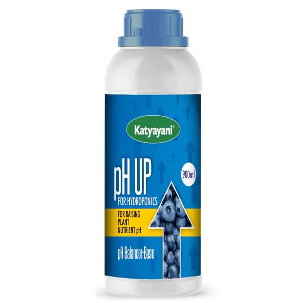 Katyayanii pH UP | Easy Solution to Raise pH in Hydroponics, Help Plants Absorb Nutrients, and Keep Roots Healthy 900ml x 1