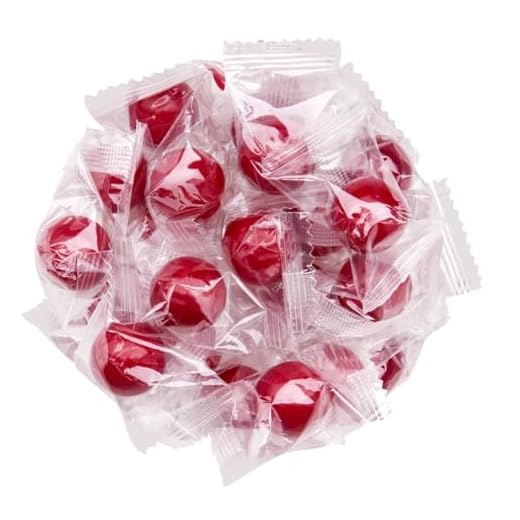 Bayside Candy Fire balls Wrapped Bulk | Cinnamon Flavored Hard Candy - Individually Wrapped -Jawbreakers (1LB)