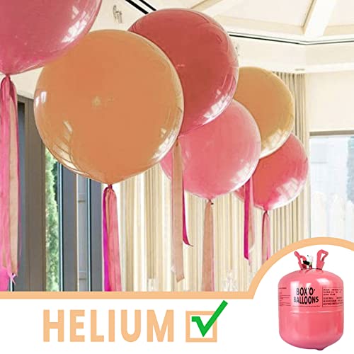 Image of PartyWoo Nude Balloons 4pcs 36 Inch Apricot Fall Neutral Boho Latex Balloons for Jungle Safari Thanksgiving Boy Baby Shower Birthday Anniversary Neutral Themed Party Decorations Brown-Y103