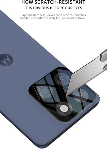 Image of HPTech Camera Lens Protector Compatible for Motorola Moto G86 - 9H Hardness Tempered Glass Camera Guard | Ultra HD Clarity & Anti-Scratch | Bubble-Free Easy Installation | Precise Fit (Pack of 1)