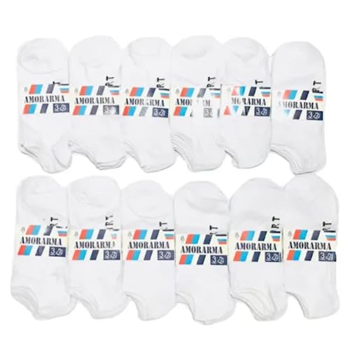 Meia Masculina Cano Curto Kit 12 Meias Soquete Branca 37 ao 44 Alta Qualidade