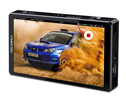 Image of FEELWORLD CUT6S Recording Monitor 6 inch with HDR 3D LUT Waveform 1920x1080 Pixels Touch Screen Monitor USB2.0 Recorder FHD IPS 4K HDMI SDI