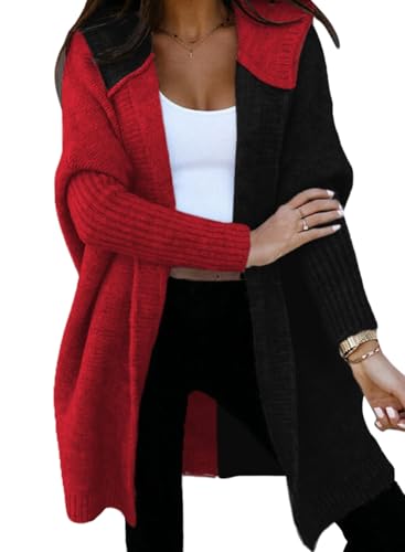 Image of Astylish Women 2026 Fall Clothes Outfits Hooded Knit Cardigan Sweaters
