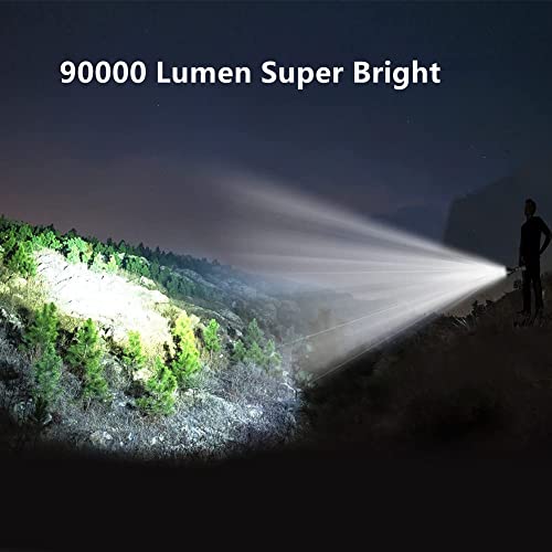 MUGUOY 90,000 Lumen Super Luminoso Torcia