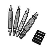 Amplia gama de aplicaciones: el kit de extracción de tornillos es ideal para herramientas que requieren la extracción de tornillos, incluyendo paneles de pared, pernos de madera y placa de metal. El extractor y extractor de tornillos son compatibles con la mayoría de herramientas de taladro y destornillador.