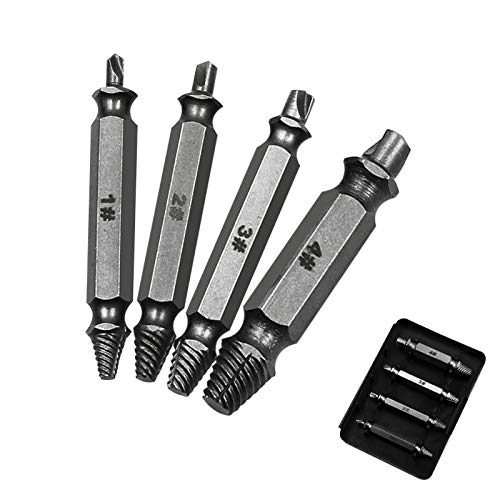 Damaged Screw Extractor Kit and Stripped Screw Extractor Set. Its A HassleFree Broken Bolt Extractor and Screw Remover Set Made From H.S.S 4341 With Hardness 63-65hrc