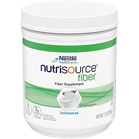 NutriSource Fiber Dietary Fiber Nutritional Supplements, Unflavored, 7.2 Ounce (Pack of 4) Cover