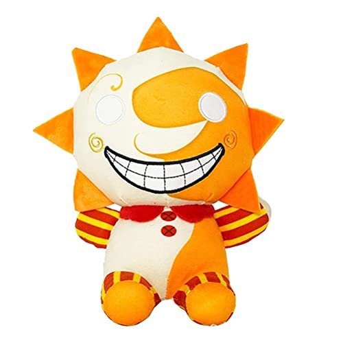 Sundrop FNAF Plush Figure Toy Cartoon Sundrop & Moondrop Soft Plush Figure Doll FNAF Clown Five Nights at Freddy'S Plush Toy Gift For Kids Cover