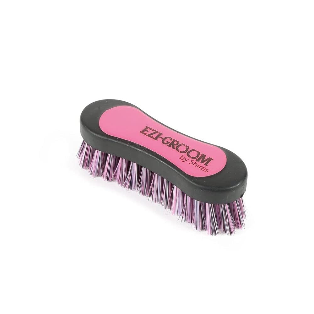 Shires 1486 Ezi-Groom Small Grip Hoof Brush Bright Pink