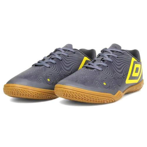 CHUTEIRA FUTSAL UMBRO ORBIT,GRAFITE/AMARELO/PRETO,37