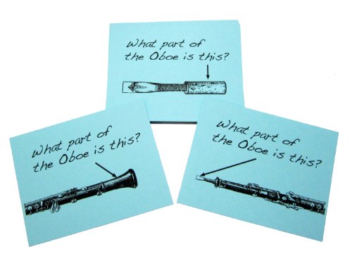 Oboe Fingerings & Oboe Parts Flashcard Set