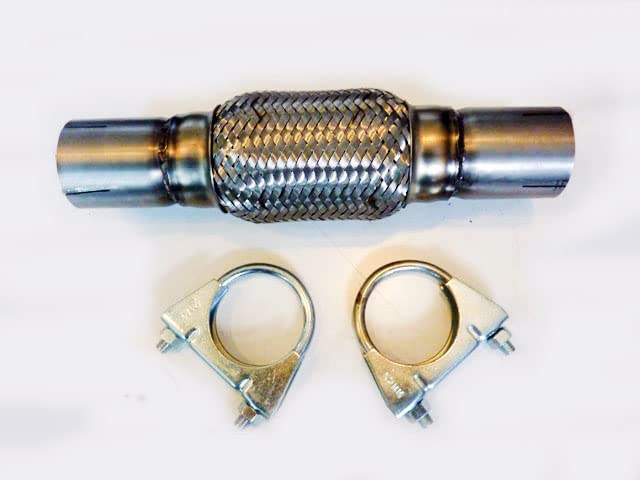 8 LONG x 3 BORE EXHAUST FLEXI PIPE S/s FLEXIPIPE INCH - 200MM x 76MM Clamp On 8 LONG x 3 BORE EXHAUST FLEXI PIPE S/s FLEXIPIPE INCH - 200MM x 76MM Clamp On