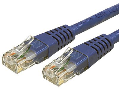 Cable de red Cat 6 Patch cord 3ft azul StarTech.com miniatura 1