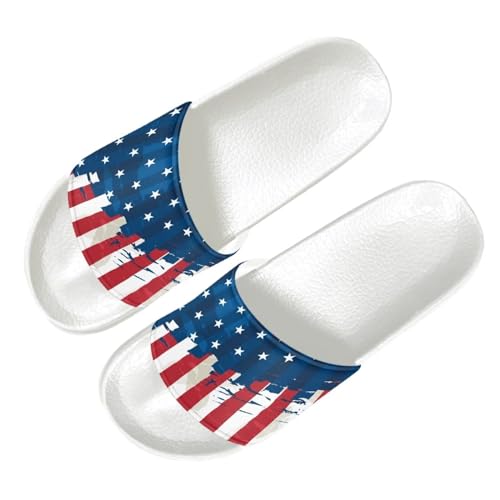 Mens Open Toe Sport Sandals Non-Slip Cozy Shower Shoes Comfortable Peep Toe Slide Sandals Single Band Plain Ultimate Comfort Slippers for Summer2