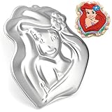Cayanmydery Princess Girl Shaped Birthday Cake Pan, Aluminum 3D Baking Mould Tin