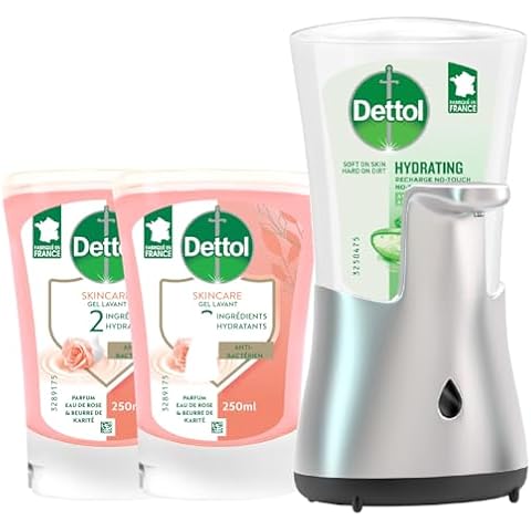 Distributeur Savon Mains Dettol No-Touch Cover