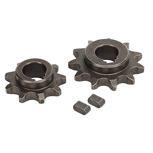 Engrenagem do Motor de 9 Dentes, 11 Dentes, Kit de Engrenagem do Motor Traseiro Dianteiro Preto, Aço