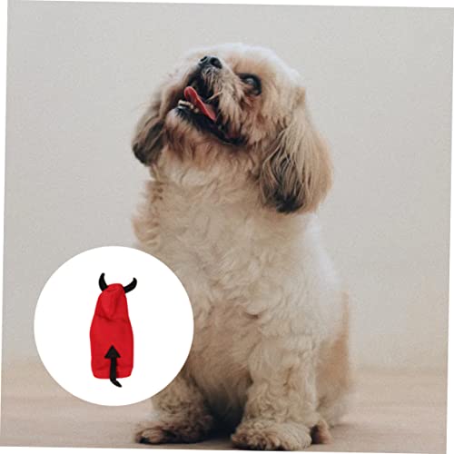 Patkaw Pet Dog Festival Devil Transformation Costume Guitar Decor Small Dog Outfits Small Dog Shirt Dog Costumes Angel Cat Costume Devil Costume For Dogs Three-Dimensional Devil Costume #TOP4