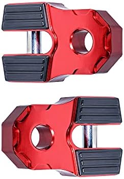 2X Flat Winch Shackle Mount Set Aluminum Alloy Rescue Trailer Hook Connector Compatible with Jeep Rubicion Rhino Warn Factor Smity Towing Truck Strap D-Ring