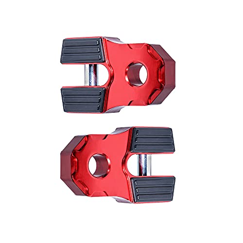 2X Flat Winch Shackle Mount Set Aluminum Alloy Rescue Trailer Hook Connector Compatible With Jeep Rubicion Rhino Warn Factor Smity Towing Truck Strap D-Ring #TOP1