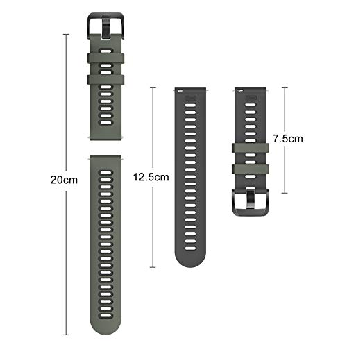 Correa compatible 22mm para Vivoactive 4 silicona miniatura 6