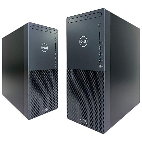 Image of 2021 Dell XPS 8940 Desktop Computer - 11th Gen Intel Core i7-11700 up to 4.90 GHz CPU, 64GB RAM, 1TB SSD + 2TB HDD, Intel UHD Graphics 750, Killer Wi-Fi 6, 500W PSU, DVD-RW, Windows 10 Home