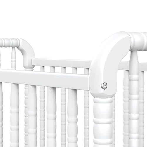 DaVinci Jenny Lind 3-in-1 Convertible Baby Crib, White - image 7