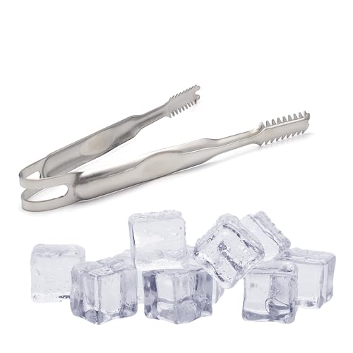 Ice Tongs Stainless Steel 17 cm, Ergonomic Non-Slip Handle for Appetizers Ice Cubes, Sugars, Ideal for Kitchen Buffet, Pastry - Image 3