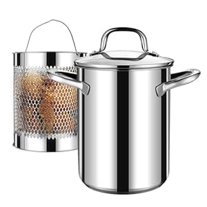 Chcwr Edelstahl Frittiertopf Set 304