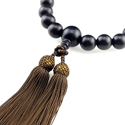 beirunde Wood Ebony Japanese Buddhist Juzu Prayer Beads With Tassel by beirunde - Image 3