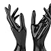 kowaku 2X Mannequin Hand Jewelry Display Holder Ring Holder Multifunctional Hand Model Necklace Decoration for Bangle Glove Photograph Props, Black