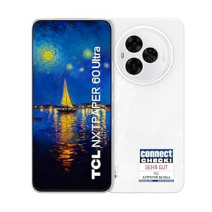 TCL NXTPAPER 60 Ultra 5G Android-Smartphone, 7, 2 Zoll FHD+ 120 Hz NXTPAPER Display, 12 GB RAM + 512 GB ROM, Smartphone mit Augenschutz, 5000-mAh-Akku, L... White, mit Klappdeckel und Stift