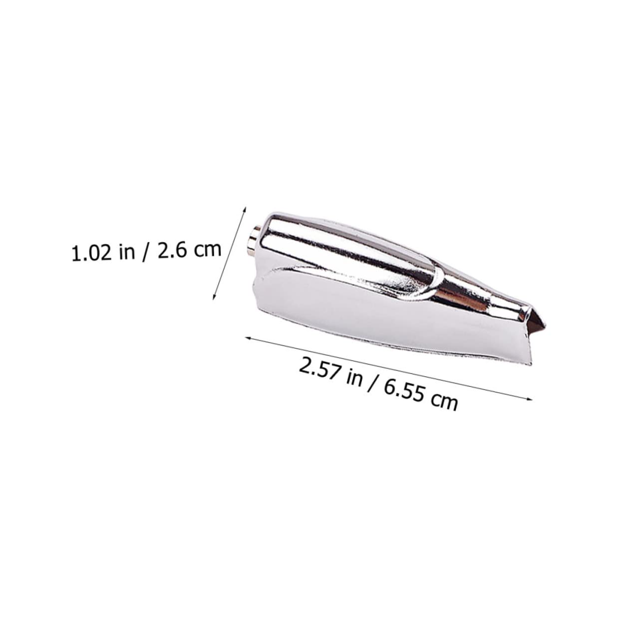 Toddmomy 2pcs Drum Set Ear Gold Drum Lug Key Lugs Drums Aluminum Terminal Snare Drum Iron Drum Parts Metal Single-end Lug Iron Single-end Lug Drum Connector Drum Claw Hook Silver