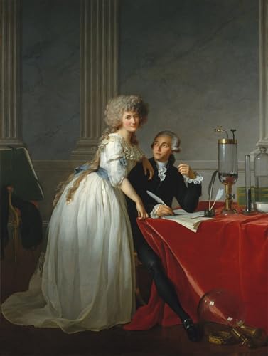 Toile Antoine Lavoisier par Jacques-Louis David peinture de salon 60x90cm