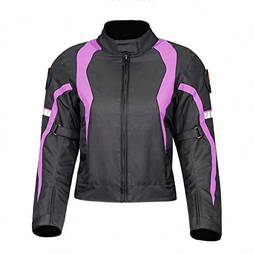 MAOTN Damen Motorradjacke rennanzug,warmes, winddichtes und kältebeständiges Futter,Winter wasserdichterreitanzug,motorradkombi motorradanzug,Motorrad protektorenjacke Kleidung,Style2,XL