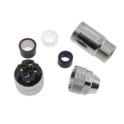 Conector de sensor M12 de 8 pines con acoplamiento tipo A a tornillo roscado 7
