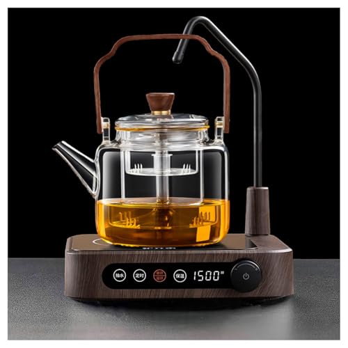 Quxxuol �d�C�Z���~�b�N�e�B�[�X�g�[�u �e�B�[���[�J�[ �d�C�e�B�[�P�g�� 110V ���^ ������@�\�t�� �^�C�}�[�\ ���C�ɓ���̂����🹂�邽�� �ƒ��I�t�B�X�ł̎g�p�ɓK���Ă��܂� (�ؖڐF,�V���O���F+D)