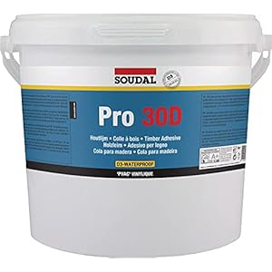 Soudal Houtlijm Pro 30D, dispersielijm, waterdicht 5kg