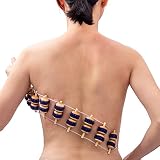 cococar Wood Back Massage Roller Rope, Wood Therapy Massage Tools, Lymphatic Drainage Tool, Maderote