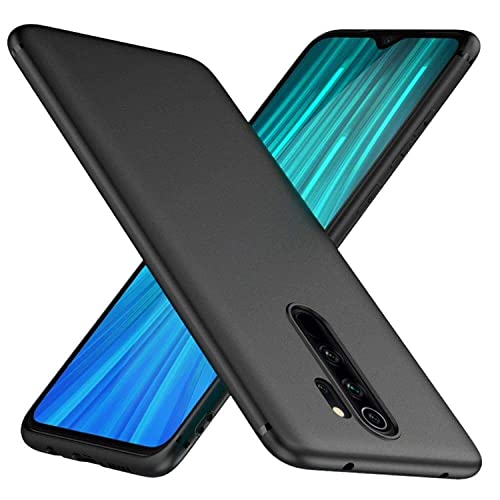 Image of Mobile Back Cover Case for Redmi Note 8 Pro (Silicone Case|CameraProtection|Black SC1510)