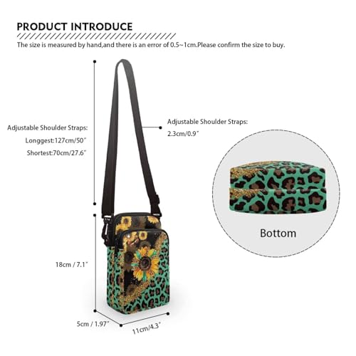 Image of Lightweight Small Crossbody Bags Cell Phone Purses Travel Pouch Shoulder Bag for Women