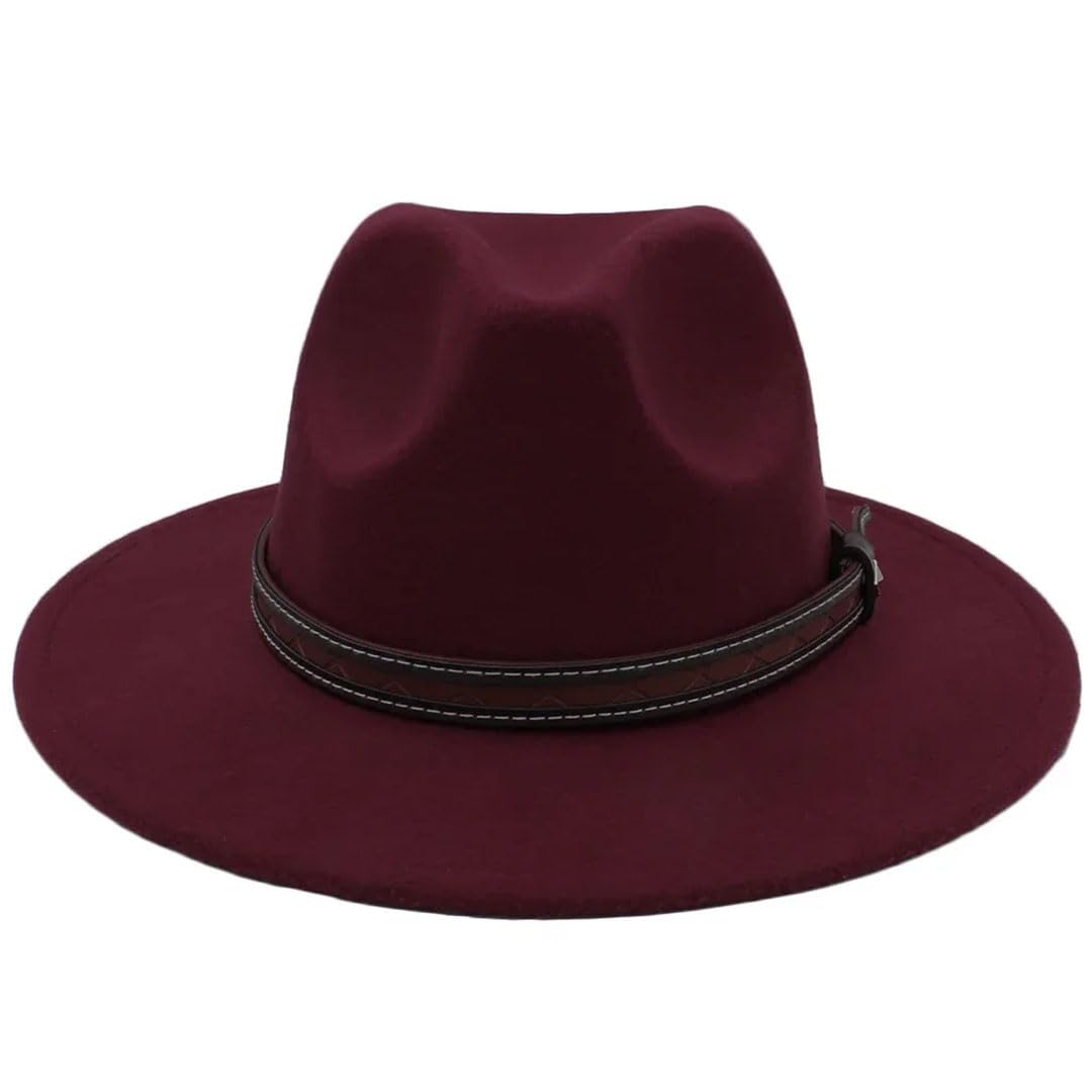 Mężczyźni kobiety wełniane kapelusze panamskie szerokie rondo czapki fedora kapelusz przeciwsłoneczny klasyczny retro impreza podróż styl uliczny