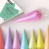 Industrial Strength 12 Inch Disposable Piping Bags | 100 Roll Dispenser Box — 100% Food Grade Disposable Pastry Bags — Cake Decorating Bags, Icing Bags, and Food Preparation Bags