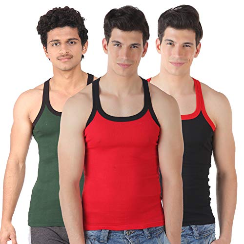 Image of T T Mens Titanic Gym Vest Pack of 3